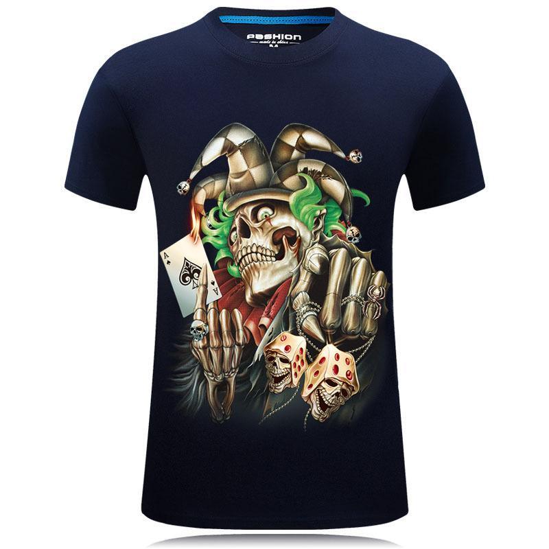 Camicia scheletro joker di alta mano