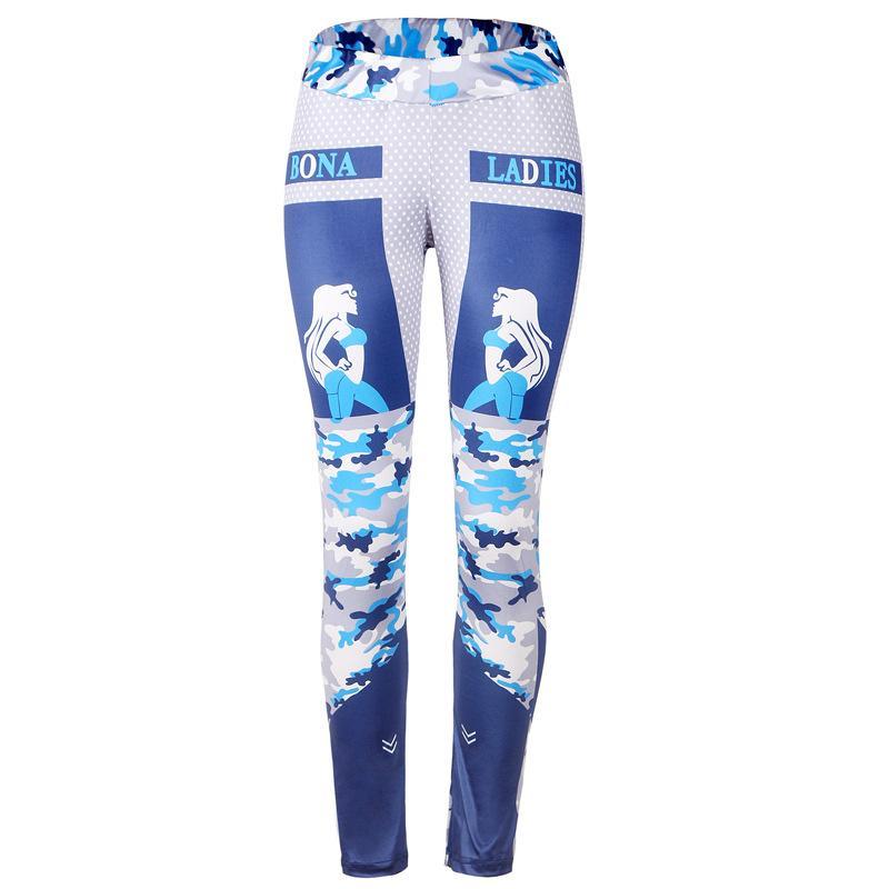 For the Ladies Printed Gym Leggings - Theone Apparel