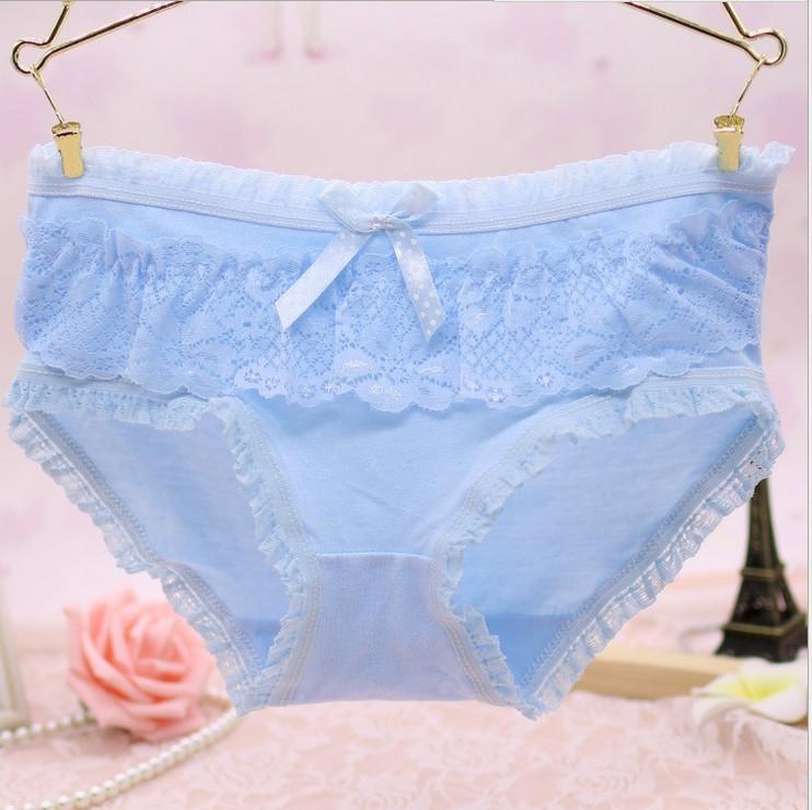 Girly Lace and Ruffles Bikini Panty - Theone Apparel