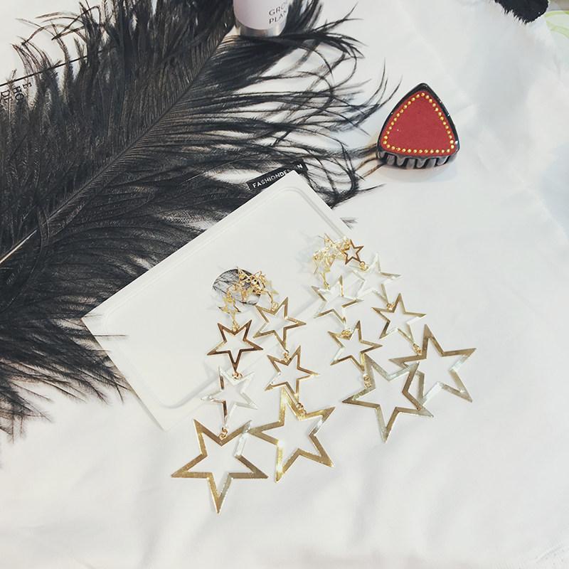 Boucles d'oreilles Goldie Star Spectacle Dangler