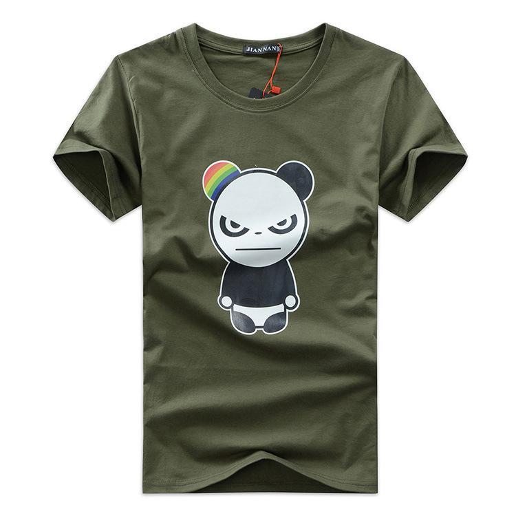 Camisa de panda arcoíris marcada