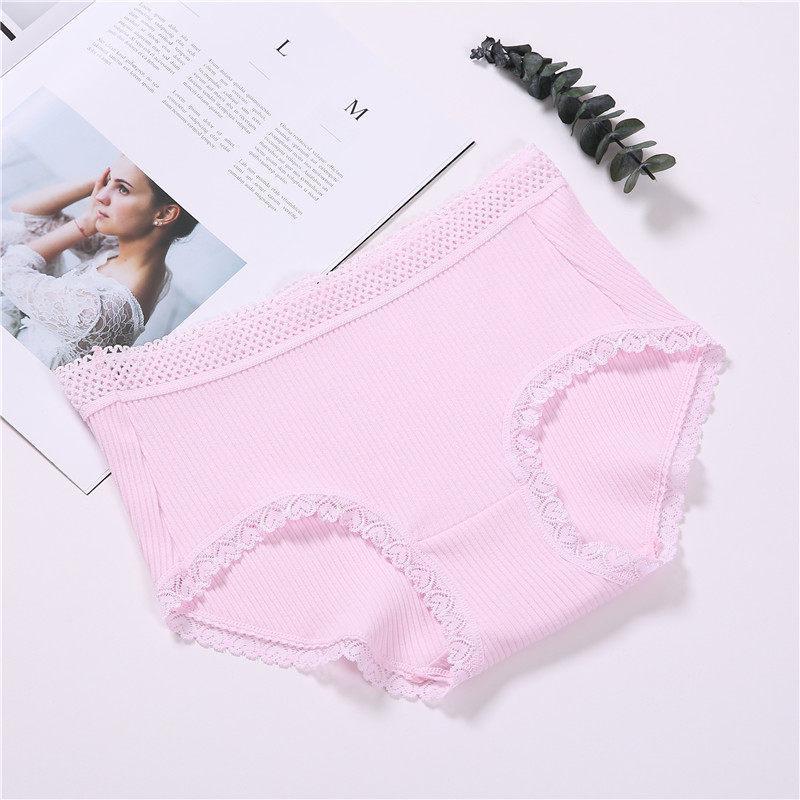 Hearts and Lace High Rise Hipster Panty-Pink-Theone Apparel