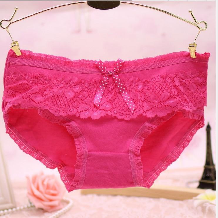 Girly Lace e Ruffles Bikini Panty