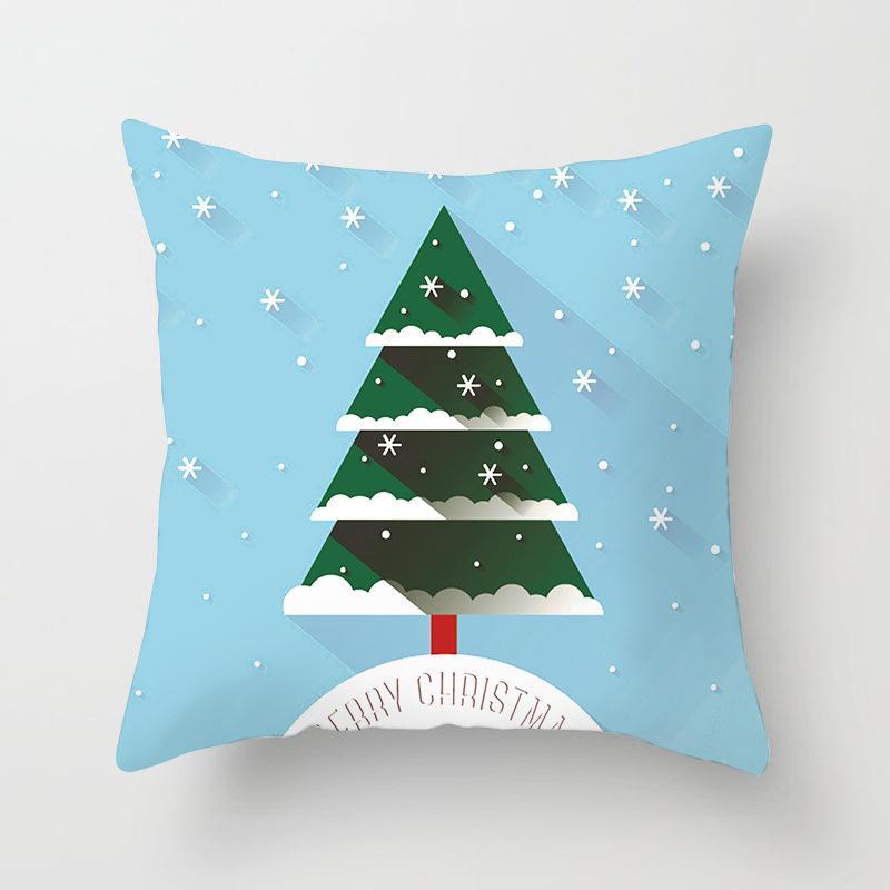 Ice Blue Christmas bertema sarung bantal