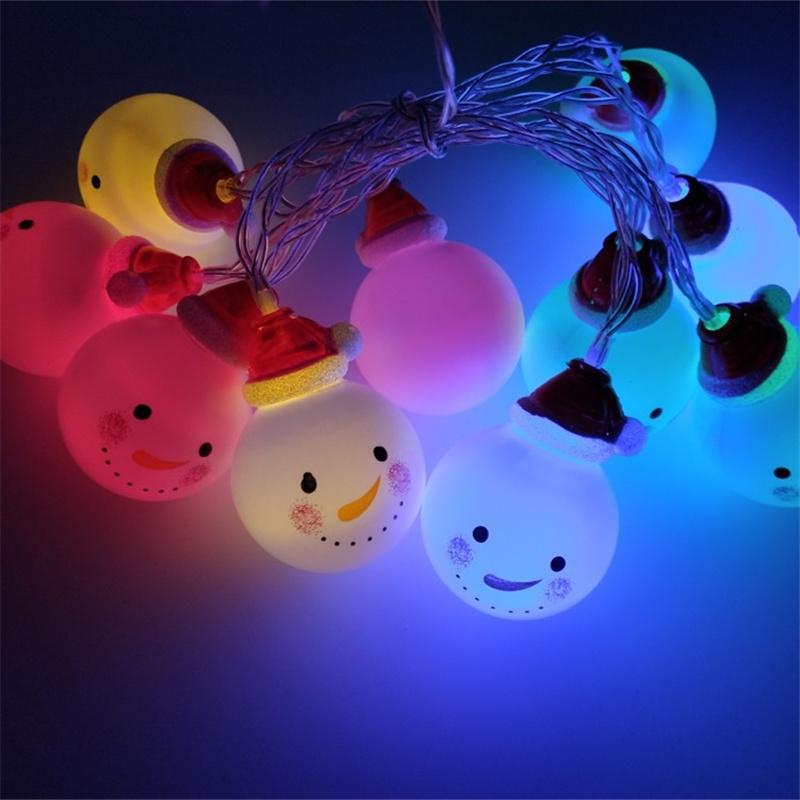 LED Snowman Christmas Tree Ornaments