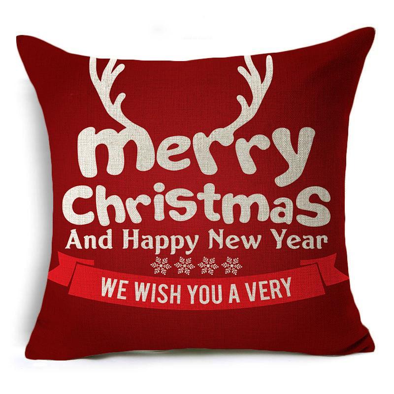 Merry Christmas Holiday Pillow Covers-601-0060-S6-Theone Apparel