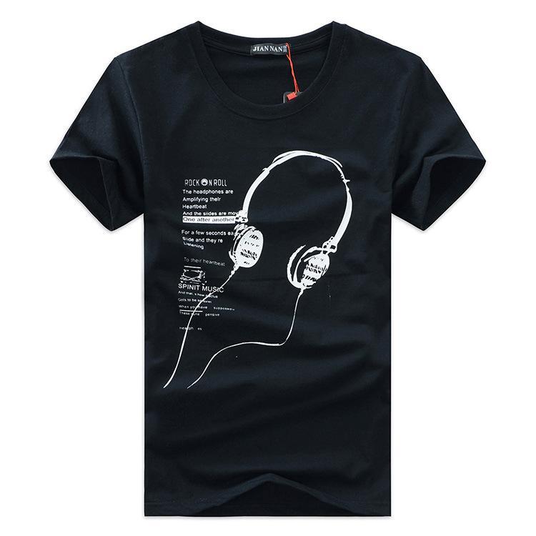 Musik ist Leben-Kopfhörer-Shirt