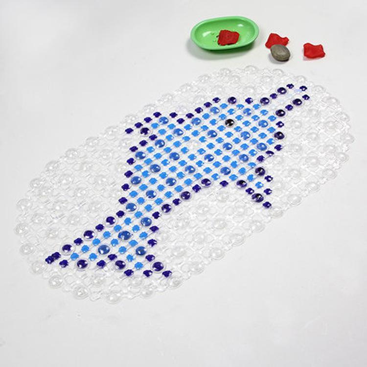 Nonslip Bubble Tile Kids Tub Mat