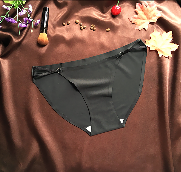Opaque Silky Smooth Full Coverage Panties-Black-Theone Apparel
