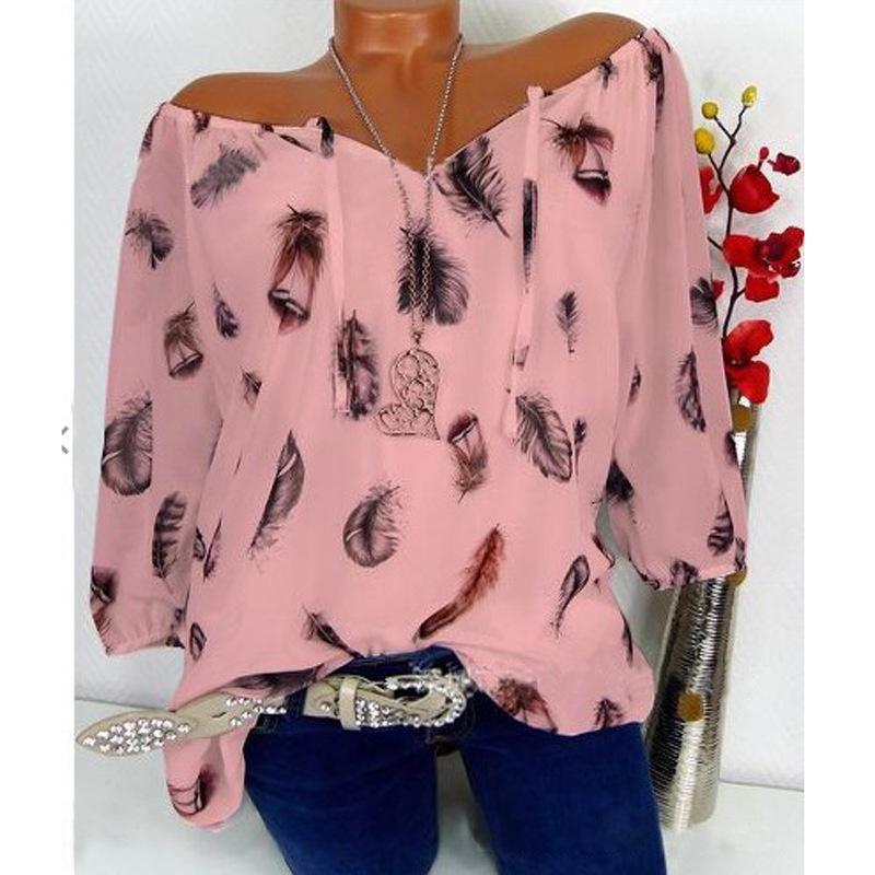 Fallen Feathers Flowing Layers Blouse