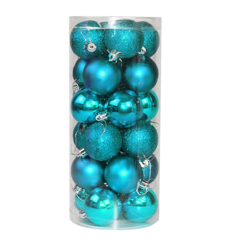 Plastic Multi-color Christmas Tree Ornaments