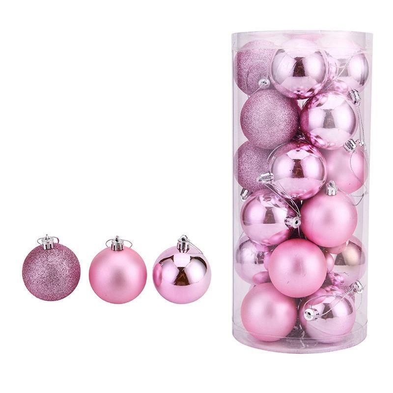 Plastic Multi-color Christmas Tree Ornaments