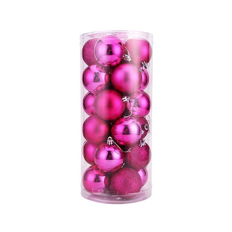 Plastic Multi-color Christmas Tree Ornaments