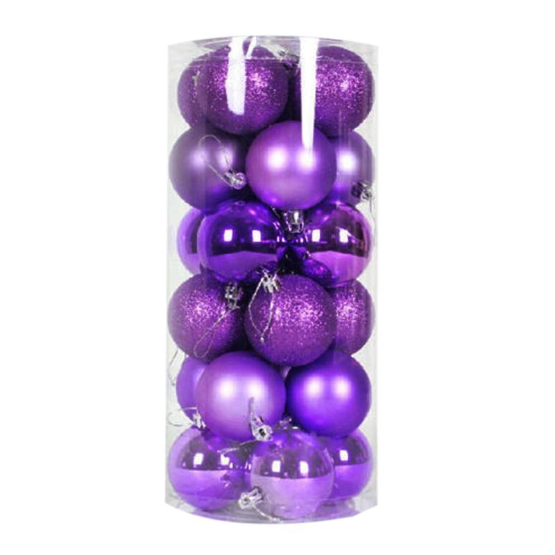 Plastic Multi-color Christmas Tree Ornaments