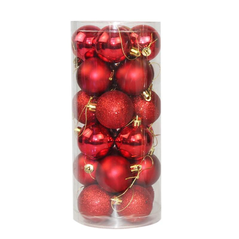 Plastic Multi-color Christmas Tree Ornaments