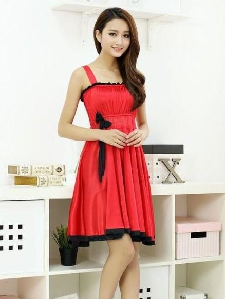 Pleated Mini Dress with Lace - Theone Apparel