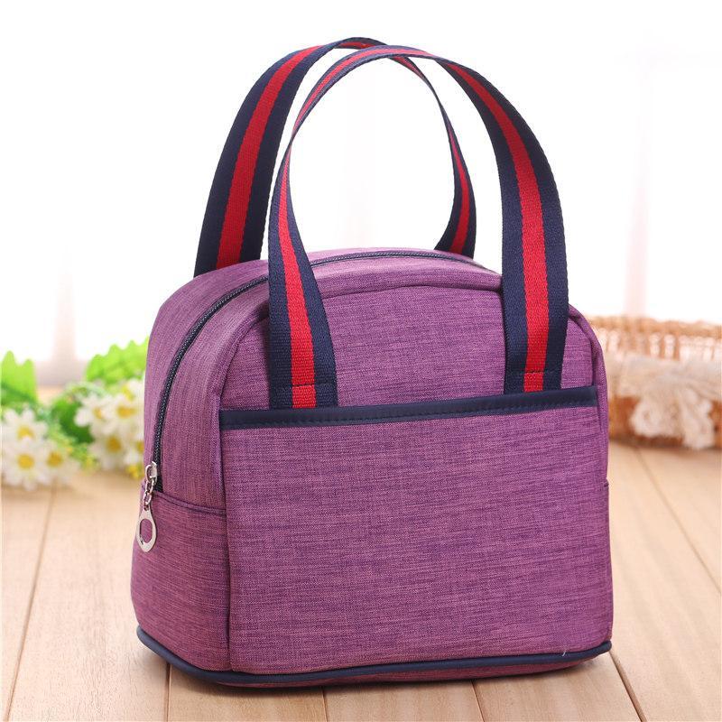 Medium Round Top Zipper Tote