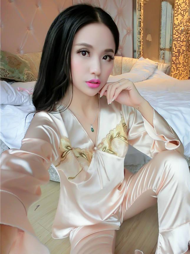 Ravishing Camisole Set with Ribbon-White-Theone Apparel