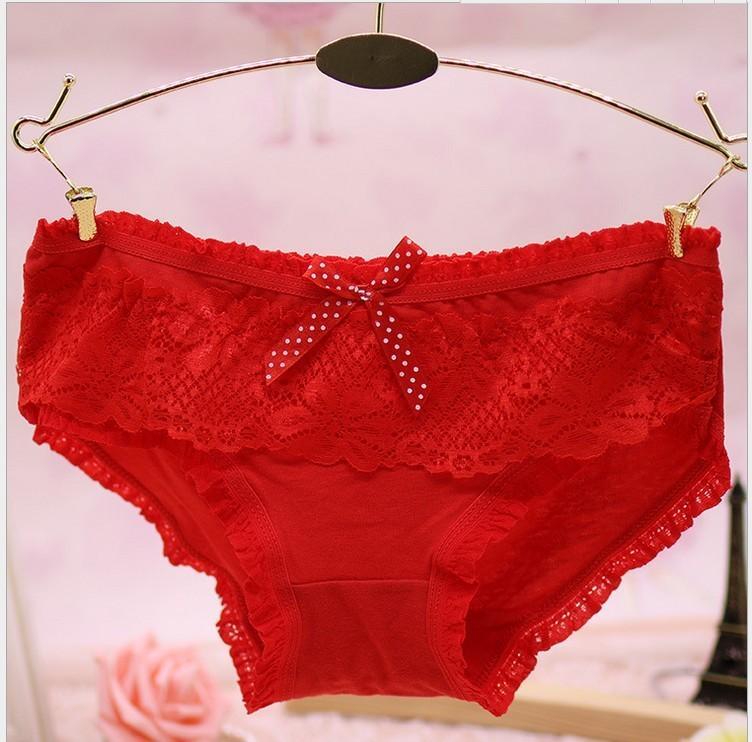 Girly Lace e Ruffles Bikini Panty