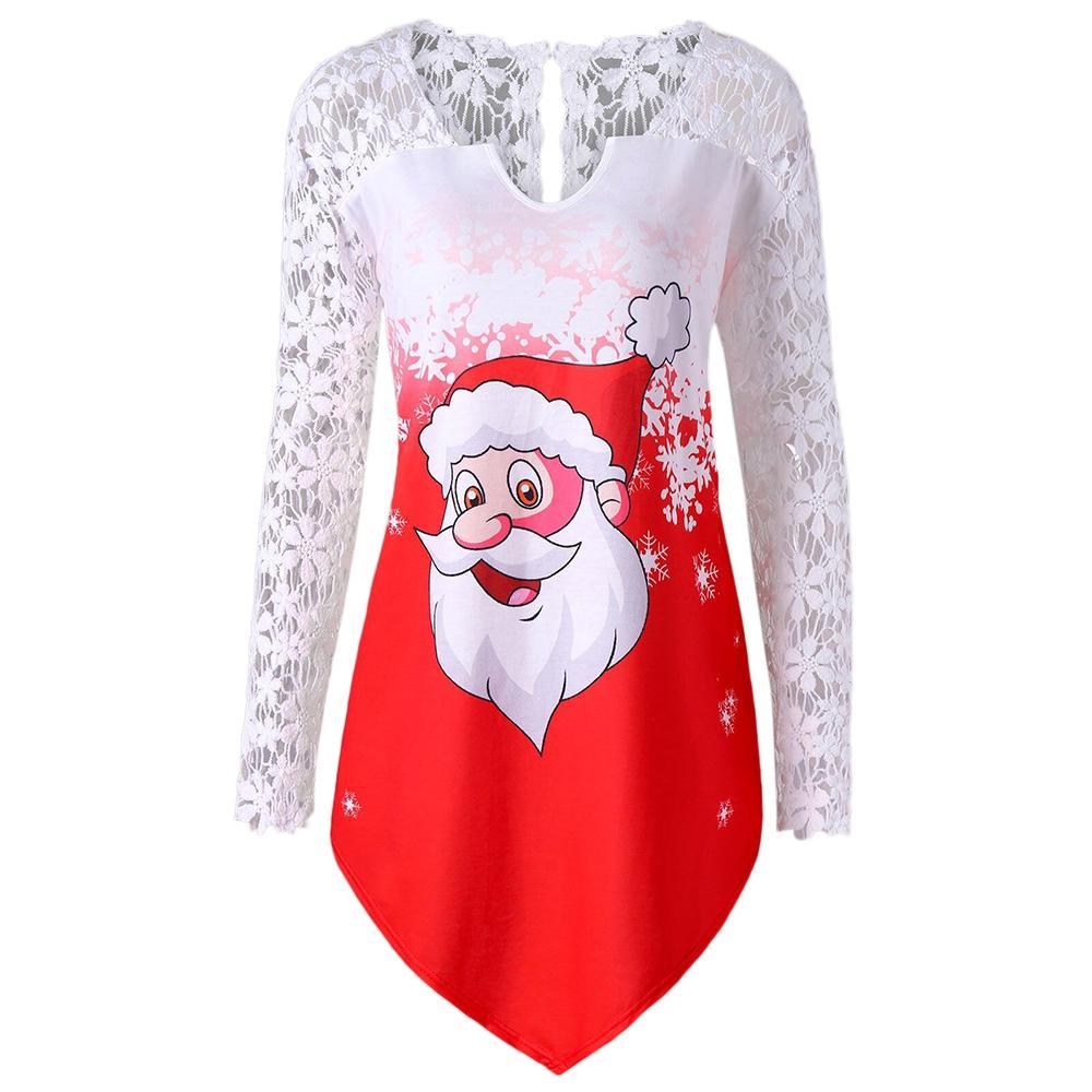 Chemise de Noël de la taille du Père Noël