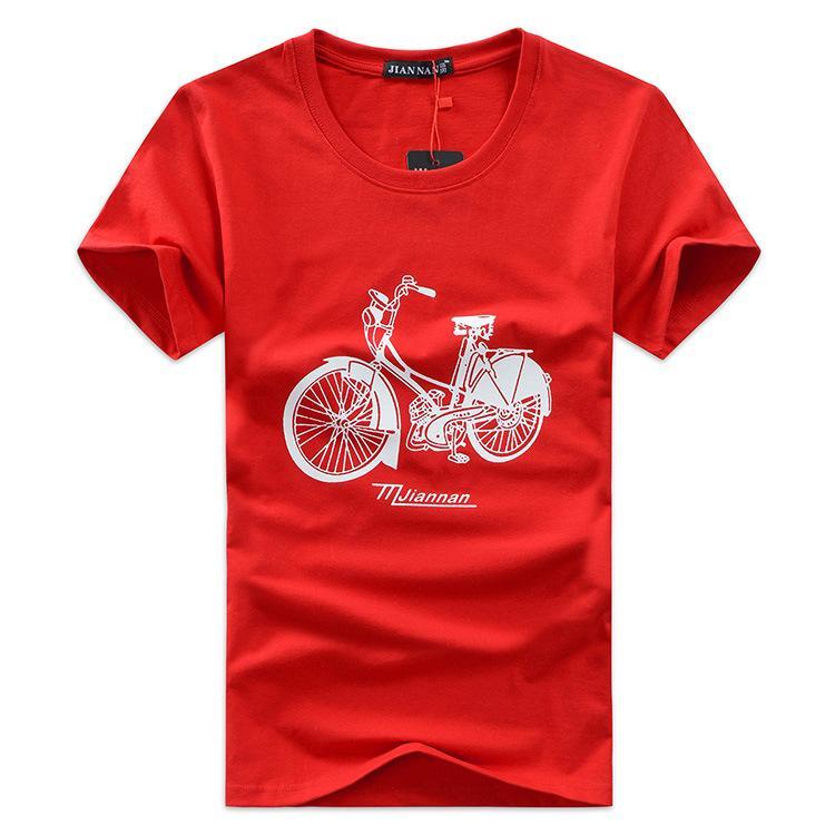 T-shirt graphique à vélo rétro