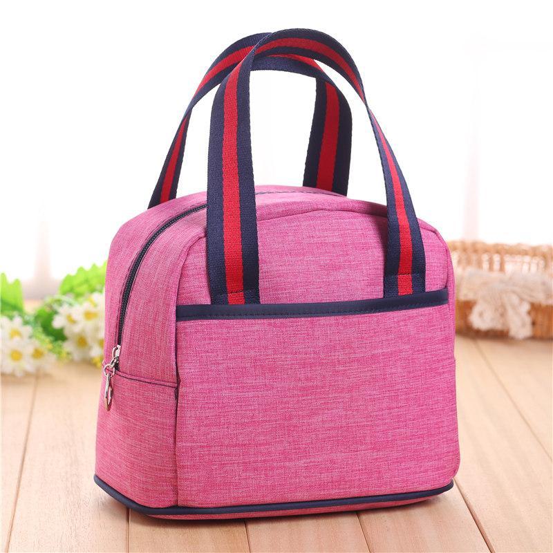 Medium Round Top Zipper Tote