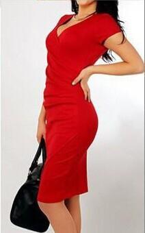 Vestido de corpo transversal ruched