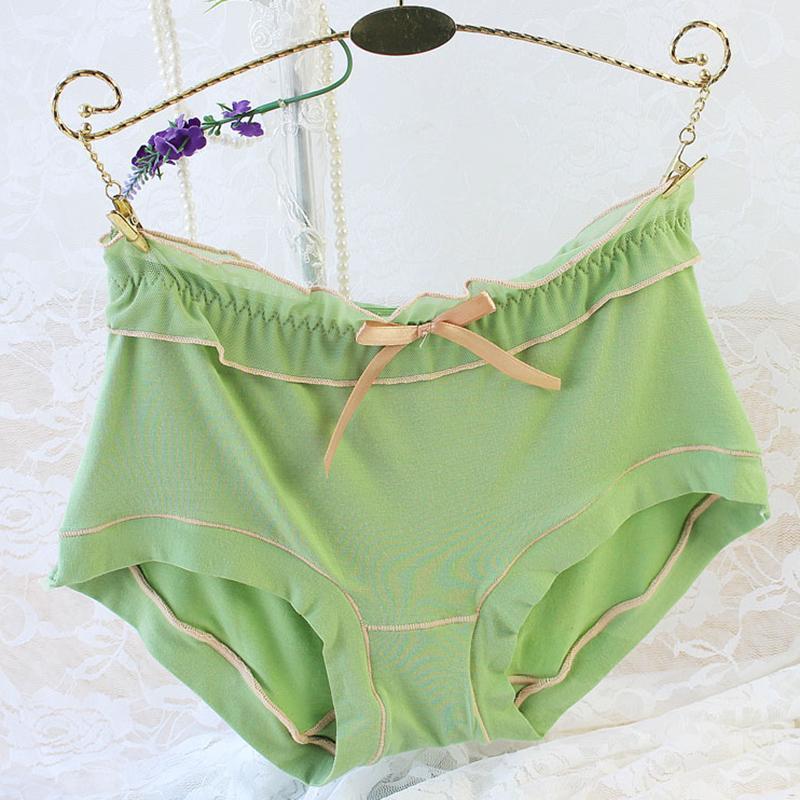 Ruffles and Bows Sexy Hipster Panty-Light Green-Theone Apparel