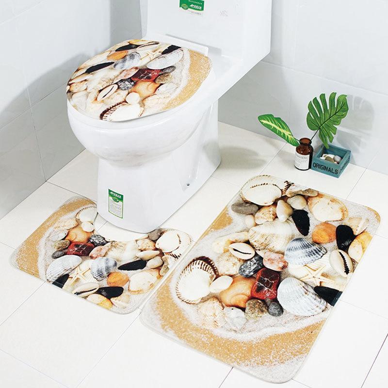 Scenes From Nature Bathroom Rug Set