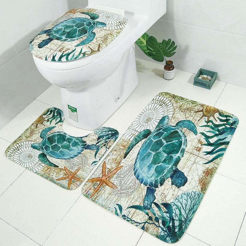 Scenes From Nature Bathroom Rug Set