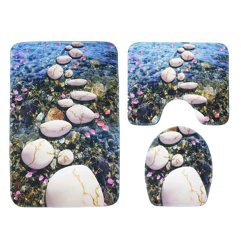 Scenes From Nature Bathroom Rug Set