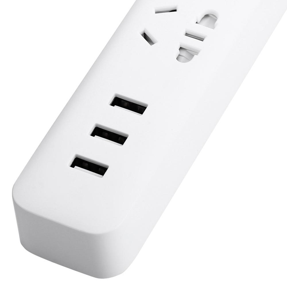 Smart Adaptation Power Strip with 3 Sockets