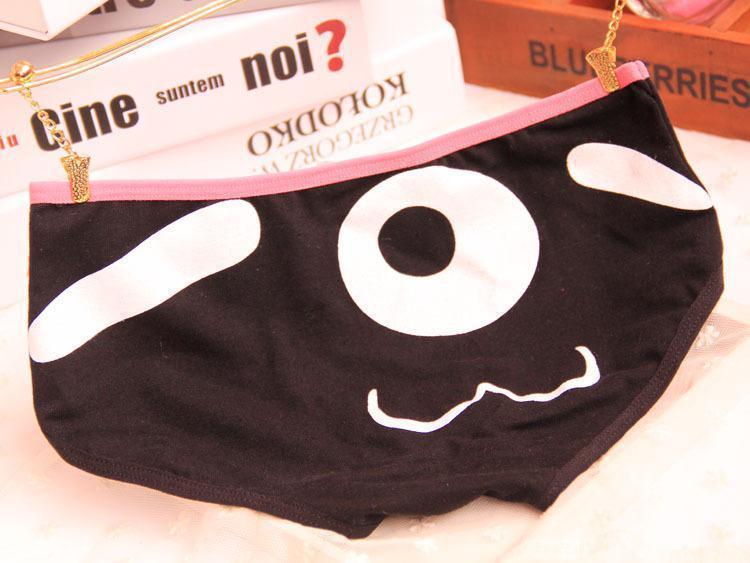 Panty de novedad con estampado de monstruos locos