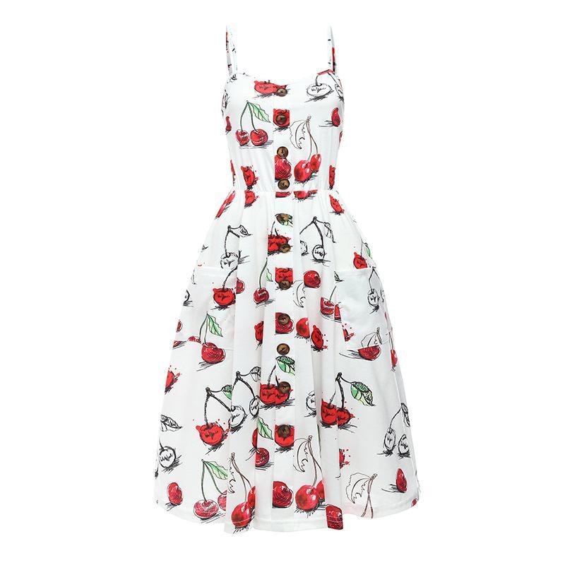 Robe d'été à imprimé fleur