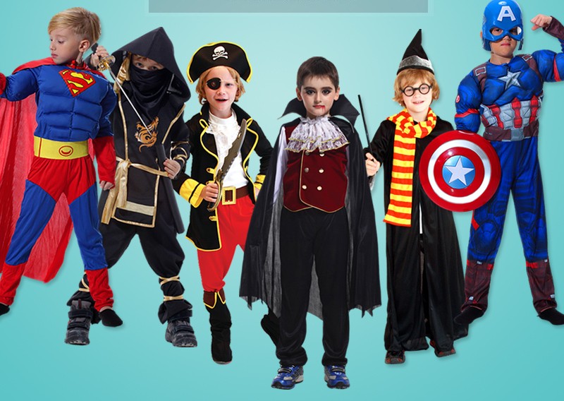 Full Set Exciting Halloween Costume for Boys - Theone Apparel